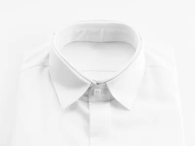Camisa Oxford blanca estructurada
